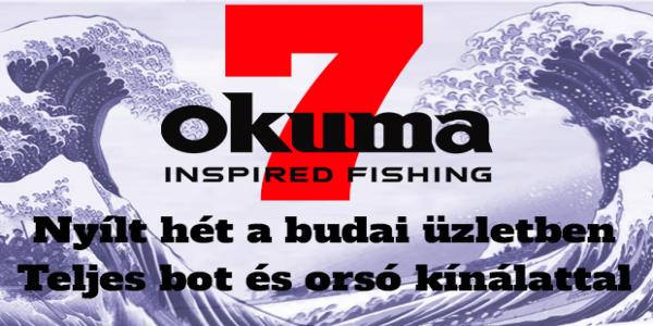 OKUMA horgászbot és- orsó bemutató nyílt hét