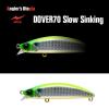 DOVER 70 SLOW SINKING 70mm 10gr 10 LGH Chart Back