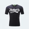 Hooked On Fishing T-Shirt - Black - L-es