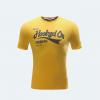 Hooked On Fishing T-Shirt - Yellow - XL-es