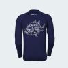 LONG SLEEVE PERFORMANCE SHIRT - GT - BLUE S