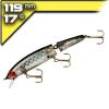 Jointed Long A15 Silver Prizm Black Back 11,9cm/17g wobbler