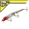 Jointed Long A15 Silver Flash Red Head 11,9cm/17g wobbler