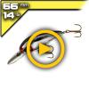 Model-A07  -6cm/14g Fire Tiger - felúszó crankbait