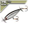 Crazy Shad 7,62cm/10,5g - Chrome Black - topwater