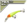 Wally Diver 7,94cm/12,4g - Chartreuse Red Eye