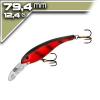 Wally Diver 7,94cm/12,4g - Fluorescent Red Black