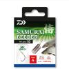 Samurai előkötött feeder horog 12-es/100cm