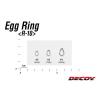 KULCSKARIKA SPLIT RING R-10 EGG RING SILVER 2 50lbs