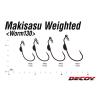 OFFSET HOROG SÚLYOZOTT WORM 130 MAKISASU #3/0 2.0gr