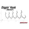 OFFSET HOROG WORM 21 DIGGIN HOOK 1/0