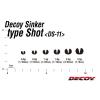 ÓLOM DS-11 SINKER TYPE SHOT 1.4gr