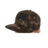 Camo flat peak snapback baseball sapka