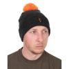 Collection bobble hat - black & orange téli sapka