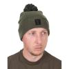 Collection bobble hat - green & blakc téli sapka