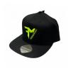 Black Snapback Fluo Green New 2024