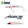 IBORN 78F SHALLOW 78mm 8.5gr 002 Red Head Pearl OB