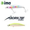 IBORN 78F SHALLOW 78mm 8.5gr 003 Chart Back Pearl