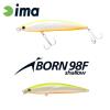 IBORN 98F SHALLOW 98mm 13gr 002 Chart Back Pearl