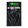 PTFE QC ring swivel 8-as karikás gyorskapocs