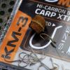 KM-3 Carp Xtreme szakáll nélküli, füles horog - 10-es