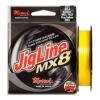 Jigline MX8 PE 125 m 0,14 mm fluo sárga fonott zsinór