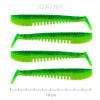 Impulse Shad 10cm zöld flitter gumihal (4 db / cs) 