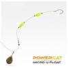 Powercat micro U-float 1,5gr fekete 2db