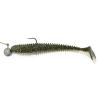 Ribbed Swing Shad 7cm red-yellow 12db plasztik csali