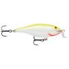 Shallow Shad Rap - 5cm/5g Silver fluorescent Chartreuse SSR05SFC