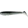 Ribbed Swing Shad 4cm black silver 14db plasztik csali