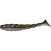 Ribbed Swing Shad 4cm smoke green 14db plasztik csali