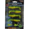 Slugger Shad Set 75 Yellow / Blue 4+2db/csg, műcsali szett