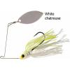 Sharp Spin Single Willow 10g White Chartreuse