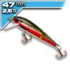 Jointed Minnow - Rainbow Trout 4,7cm/2,6g kétrészes wobbler