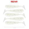 Stream shad 12,5cm pearl white dots