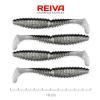 Zander Power Shad 10cm 4db/cs fekete ezüst-flitter gumihal