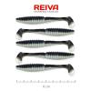 Zander Power Shad 8cm 5db/cs fekete ezüst gumihal