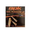 Lead Clip TAIL RUBBER - ólomkapocs záró gumi - 10 darab/csomag - Camo Barna