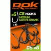 MEDIUM CURVE SHANK - Teflon horog 6-os