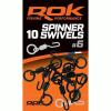 Spinner Swivel forgó 6-os - 10db/csomag 