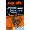 WIDE GAPE Barbless - Szakáll nélküli teflon horog 2-es