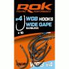 WIDE GAPE Barbless - Szakáll nélküli teflon horog 4-es