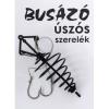 Kéthorgos Busázó Úszós Szerelék - Etetőkosárral