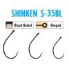 Shinken Hooks S-35Bl Bn #4 10db szakáll nélküli horog