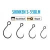 Shinken Hooks S-55Blm Bn #10 10db szakáll nélküli horog