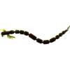 BloodTeez Worm 5,5cm 0,5g Black/Chartreuse 10pcs