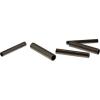 Single Crimps 0.8mm Black Nickel 20pcs