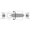 3DR-X Flat Crank Floating 55mm/11g - Prism Chart Perch