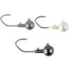 FF Sonar Jig Heads 3db 1/4oz 1-es horoggal 7g Fényes csillogós